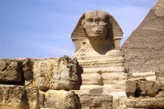 Gizeh-plateau-met-de-sphinx