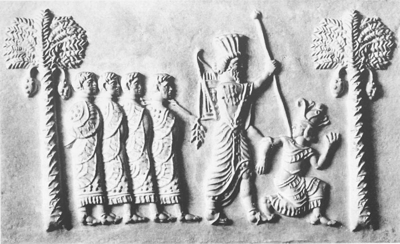 Inarus_and_possible_Greek_generals_as_prisonners,_seized_by_Artaxerxes_I Inarus_and_possible_Greek_generals_as_prisonners,_seized_by_Artaxerxes_I