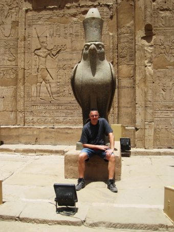 080 Edfu Horus en Andre 080 Edfu Horus en Andre