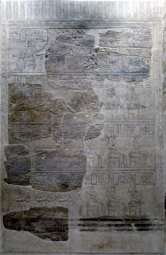 Karnakkoningslijst_Louvre_Thoutmosis_III_chapelle_des_Ancêtres_volet_2_rwk