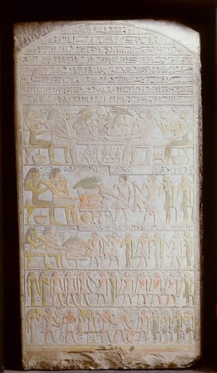 Stele Antefoker RMO 017876 Stele Antefoker RMO 017876