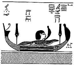 Boek_Am-Tuat_boot_hagedisgod